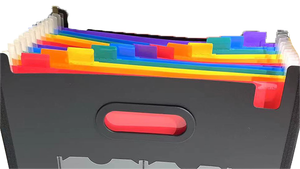 איכות גבוהה pp מפלסטיק מתרחב קובץ שולחן עבודה במשרד סימניות - Product Image 3