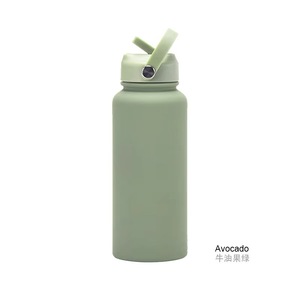 Botella de Agua Deportiva Portátil de Acero Inoxidable con Aislamiento al Vacío, Tapa con Pajita de Boca Ancha, Asa de Transporte, Logotipo Personalizado OEM - Product Image 6