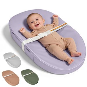 Cambiador de Bebé Portátil Impermeable, Redondo, Relleno de Algodón, Material de Poliéster, para Recién Nacidos - Product Image 1