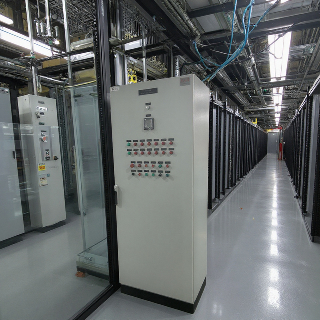Customized Outdoor Industrial Motor Control Electrical Panel with 400V/380V Rated Voltage