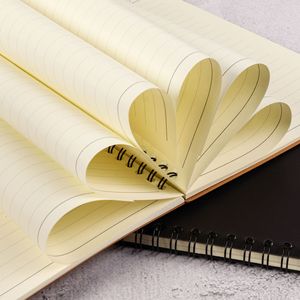 Taccuino a spirale all'ingrosso Logo personalizzato diario stampa taccuino di marca quaderno con copertina in PU quaderno con Logo A5 quaderno in pelle quaderno a spirale - Product Image 5