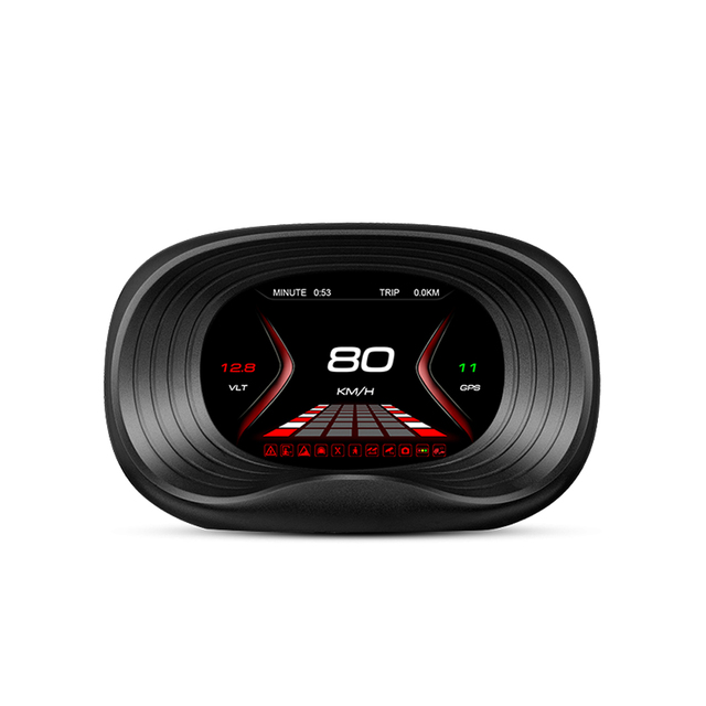 2023 Newest Hud P20 OBD2 Gauge +GPS Head up Display Gps Speedometer Car Multi Functional Car Over Speed Alarm Driving Computer