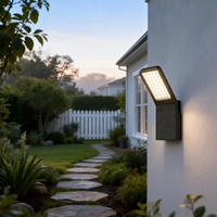 Lampe murale LED extérieure en aluminium moulé sous pression, design simple, étanche, pour jardin et cour