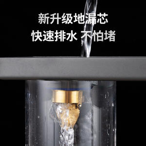 <span class=keywords><strong>Drain</strong></span> de sol moderne en acier inoxydable anti-odeur de 80mm de diamètre extérieur 304 Évier carré à grand débit Double trou de drainage pour salle de bain - Product Image 4