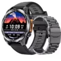 Montre connectée de sport étanche HD300 3ATM avec écran AMOLED de 1,43 pouce, batterie de 530 mAh, appels Bluetooth, pour hommes 2026