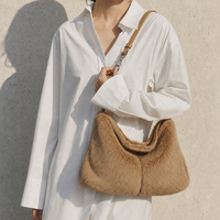 Usine Sac à main en cuir luxe haut de gamme cheveux sur sac à bandoulière Boutique Marque Logo personnalisé Fournisseur en gros