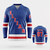Maillot d'entraînement de hockey sur glace pour équipes de club, adultes et jeunes, pour entraînements, compétitions et matchs, vente en gros et commandes groupées