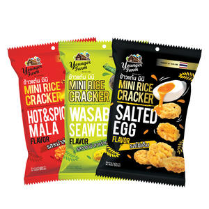 ขนมเอเชียขนมไทยนำเข้าอาหารพิเศษกรอบข้าวเกรียบขนมลำลองซีเรียล60กรัม - Product Image 4