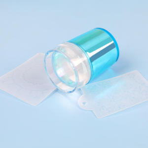 BQAN-Herramienta de estampado de <span class=keywords><strong>uñas</strong></span> azul arcoíris <span class=keywords><strong>2022</strong></span>, estampador de <span class=keywords><strong>uñas</strong></span> de silicona con tarjeta raspadora - Product Image 2