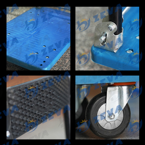 <strong>Industrial</strong> Four-Wheel Foldable Push <strong>Cart</strong> Dolly with <strong>Flat</strong> Bed Wagon Customizable OEM Hand Truck for Moving Platform - Product Image 5