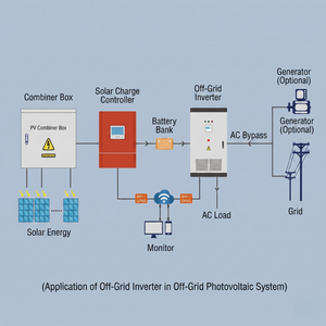 อินเวอร์เตอร์แบบออฟกริดเฟสเดียว 15kw 30kw รุ่นปี 2026 เทรนด์ใหม่ ความเสถียรสูง ควบคุมกระแสแบบไดนามิกสำหรับระบบพลังงานลมและพลังงานแสงอาทิตย์ - Product Image 5