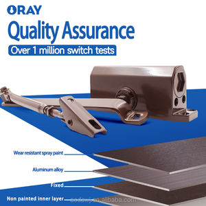 Chiudiporta in Lega di Alluminio Ignifugo, Design Moderno per Porte Scorrevoli in Vetro con Telaio in Alluminio - Product Image 3