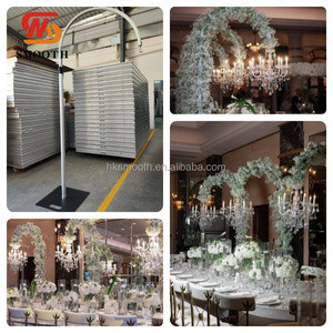 SMOOTH Modern Elegant Detachable Aluminum alloy Chandelier <b>Frame</b> Factory Price Crystal Chandelier For Wedding <b>Backdrop</b> Walkway - Product Image 6