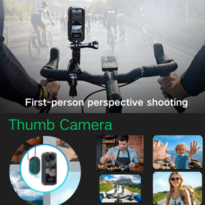 Mini caméra WiFi S90 avec écran de 1,47 pouces, 4K 30fps, caméra sportive miniature, enregistrement grand angle, design magnétique rotatif, MicroSD, IPX6 - Product Image 2