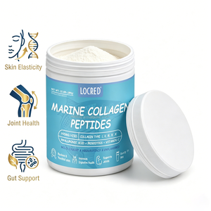 LOCRED Colágeno Marino en Polvo de Origen Salvaje, Probióticos y Vitamina C, para el Cuidado de la Piel, Cabello, Uñas y Articulaciones, 12.35oz - Product Image 3