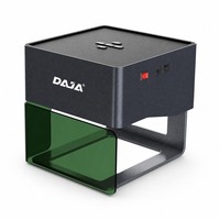 Mini graveur laser de bureau, machine de gravure portable, connexion USB pour le bois, l'acrylique, le cuir, artisanat, usage domestique DAJA DJ6