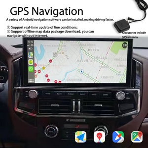 Écran 12,3 pouces pour Mitsubishi Pajero 4 V80 V97 2006-2014, autoradio multimédia GPS Android 2din, lecteur vidéo, Carplay, Bluetooth - Product Image 3