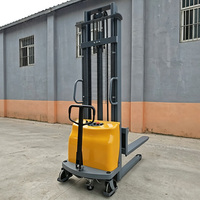 Chariot élévateur semi-électrique à petit rayon de braquage de 1,5 tonne pour allées étroites, économe en énergie, homologué CE