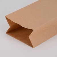 Sacs en papier kraft brun SOS en gros avec impression offset, recyclables, taille et couleur personnalisables pour l'emballage alimentaire