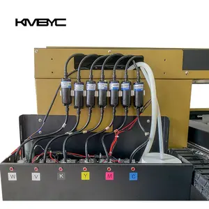 KMBYC קונצרט כרטיס צמיד UV צבע מדפסת נייר צמיד לוגו הדפסת מכונה A0 גודל