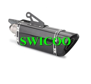 คาร์บอนไฟเบอร์ที่มีคุณภาพสูง51มิลลิเมตร450มิลลิเมตรผ้าพันคอสำหรับ250cc 350cc รถจักรยานยนต์ - Product Image 4