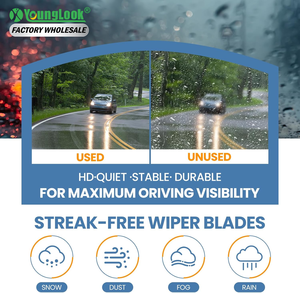 Escobillas Limpiaparabrisas Universales para Todo Clima, Aptas para <span class=keywords><strong>Corolla</strong></span> y Jetta, Resistentes al Calor del Verano y a la Nieve del Invierno, Flexibles, de Caucho Natural - Product Image 5