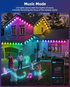 Vente flash - Éclairage ponctuel extérieur permanent pour Noël et les fêtes - IP68 - 12V - 30 mm - LED SMD5050 RGBW - Points lumineux LED pour extérieur - Product Image 2