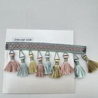 Nouveau Style français gland dentelle sangle fleur sangle largeur 65mm oreiller Table drapeau rideau bricolage accessoires décoratifs