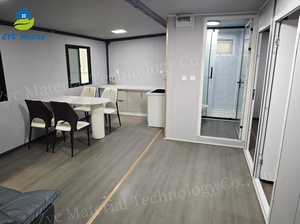 Maison conteneur extensible de 40 pieds, grande maison modulaire, cabane confortable avec aménagement complet des pièces pour un hébergement familial à long terme - Product Image 5