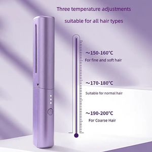 Dual-purpose Portable USB Rechargeable Fast Heating Hot Comb <strong>Hair</strong> <strong>Straightener</strong> <strong>Mini</strong> Cordless <strong>Hair</strong> <strong>Straightener</strong> Brush - Product Image 6