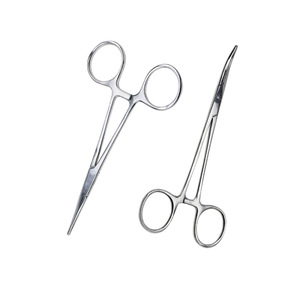 Pet <b>Ear</b> <b>Cleaning</b> Forceps Stainless Steel Lock Tooth Design For Dogs Cats Grooming <b>Tools</b> - Product Image 2