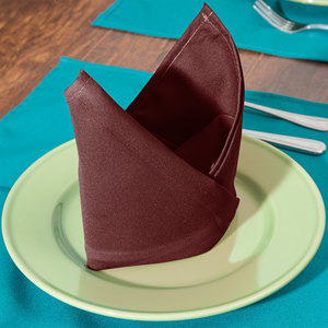 Wholesale Polyester Dinner Napkin with Hemmed Edge for Resort Hospitality Dining and Hotel Banquet Orders - Product Image 1