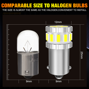 BA9S <strong>Led</strong> Car Interior <strong>Reading</strong> <strong>Lamp</strong> 12V 18SMD 3014 Reverse Tail Dome <strong>Reading</strong> Interior Turn Signal <strong>Auto</strong> <strong>Lamps</strong> <strong>Led</strong> Light Bulb - Product Image 5