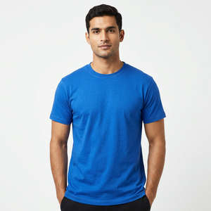T-shirt pour homme en coton de bonne qualité, anti-rides, nouveau design, ample, léger, impression personnalisée, matière douce - Product Image 1