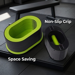 Haltère réglable compact avec poignée antidérapante pour entraînement à domicile - Product Image 1