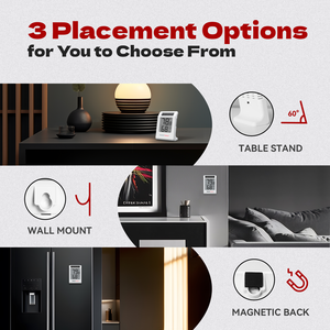 BaldrTherm <span class=keywords><strong>Digital</strong></span> Wireless Temperatur-Feuchtigkeit messer Kunststoff-LCD-Display Bad <span class=keywords><strong>thermometer</strong></span> Haushalts gebrauch - Product Image 6