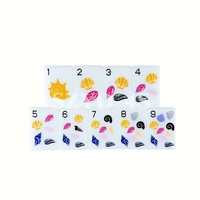 Carreau acrylique de luxe personnalisable Mah Jongg Carreaux acryliques Mahjong Set Impressions colorées 166 American Western Mahjong Mah Jongg Set