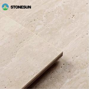 Chevets flottants naturels <span class=keywords><strong>en</strong></span> travertin StoneSun avec 2 tiroirs, <span class=keywords><strong>table</strong></span> <span class=keywords><strong>de</strong></span> chevet pour chambres à coucher, hôtels - Product Image 5