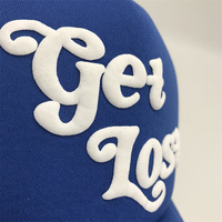 Gorra de conductor de camión de malla de espuma de 5 paneles al por mayor gorra de camionero de tela de pana de estilo Hip Hop con logotipo personalizado impreso