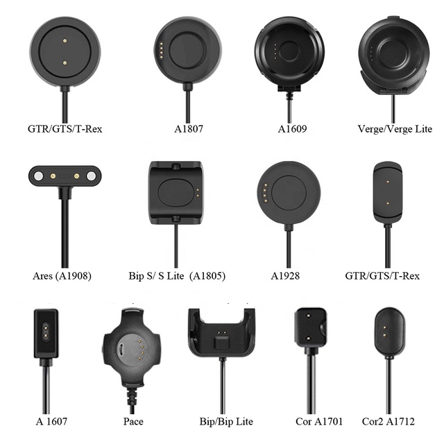 For Amazfit GTR GTS POP BIP Active Active2 Band 7 Watch Charger Smartwatch Charge Dock Magnetic Base USB Charging Cable