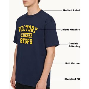 FOXA Men's 3 <b>Pack</b> Vintage Graphic <b>T</b>-<b>Shirts</b> Short Sleeve Cotton Crew Neck Casual Letter Print Unisex Tops - Product Image 4