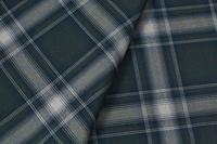 Haute Qualité Fibre De Bambou Polyester Tissé Résistant Aux Rides Sergé Fil Teint Chemise Vérifie Tissus
