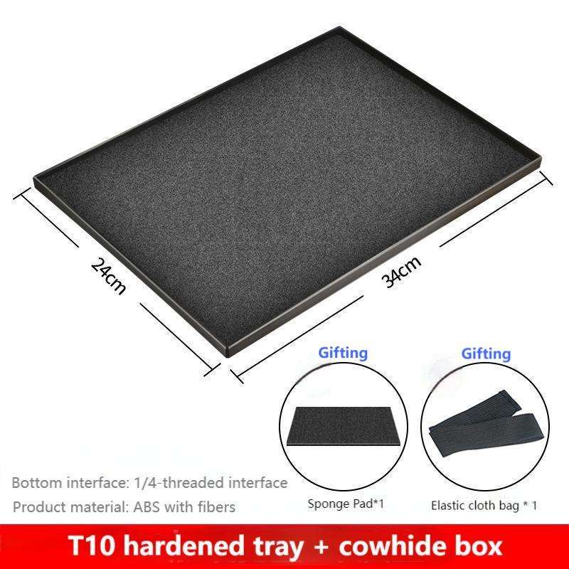 T10 plus plateau dur [34*24cm] + boîte en peau de vache