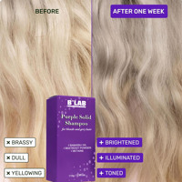 Nouveautés : Savon Solide Violet Anti-Jaunissement pour Cheveux Blonds et Argentés – Shampoing et Après-Shampoing Solide Violet