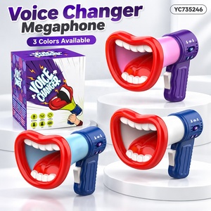 Neuartiges Großmaul-Stimmenverzerrer-Megaphon-Spielzeug für Kinder, Stimmenmodifikator, Rekorder, Horn, Scherzartikel, Geburtstagsparty-Requisite - Product Image 1