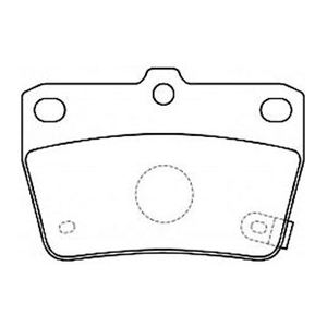 Haute Performance T11-3502080 D1051 disque de frein semi-métallique plaquette de frein de voiture pour Chery Tiggo RAV4 - Product Image 5