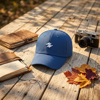 Gorra de Béisbol de 6 Paneles, 100% Algodón, Estilo Desestructurado, Parte Superior Suave, Logotipo Bordado en 3D, Ajustable, para Hombre y Mujer, Estilo Urbano