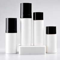 Flacons pompe airless en PP de 5 ml, 10 ml, 15 ml avec pots cosmétiques de 5 g, 10 g pour échantillons de soins de la peau et emballages de voyage