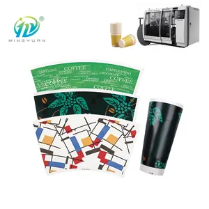 hot sales paper coffee cups raw material pe coated printed paper cup fan Paper Cup Raw Material
