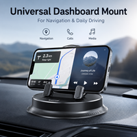 Support de téléphone pour console centrale de voiture avec charge sans fil et navigation, fixation automatique, chargeur adhésif en plastique